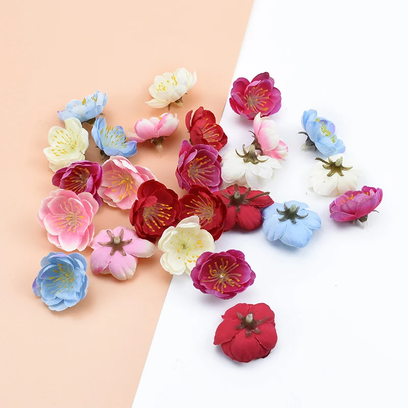 20 шт. шелковые цветы в виде головы вишни аксессуары для украшения стены свадьбы