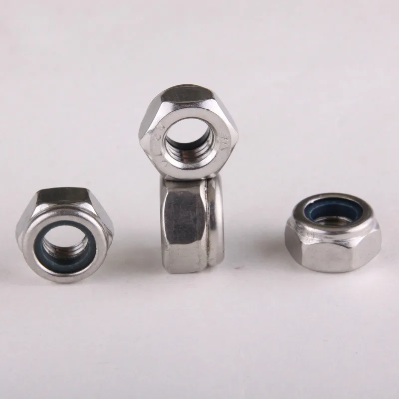 10 шт. специальные 304 нержавеющая сталь нейлон пончики/самоблокирующиеся