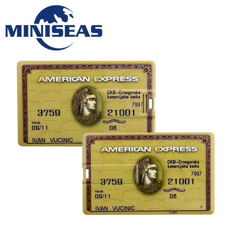 USB флеш-накопитель Miniseas банковская кредитная карта 4 ГБ 8 16 32 внешний накопитель Usb