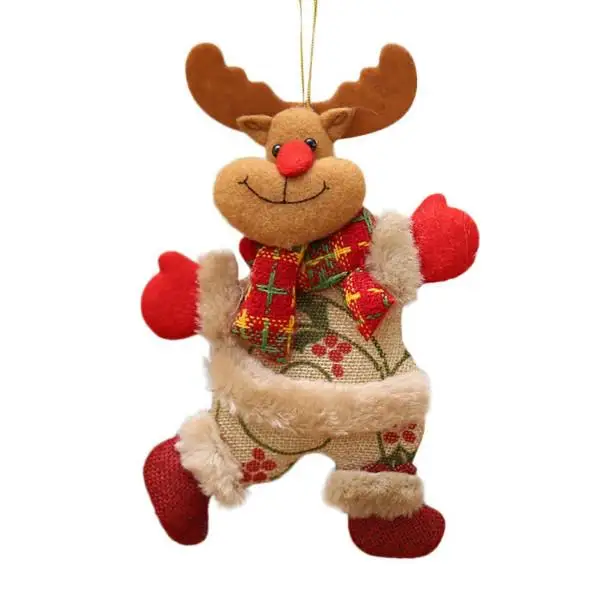 2019 New Year Decoracion Navidad Santa Claus Doll Christmas Decorations For Home Snowman Deer Little Bear Cloth Artistic | Дом и сад