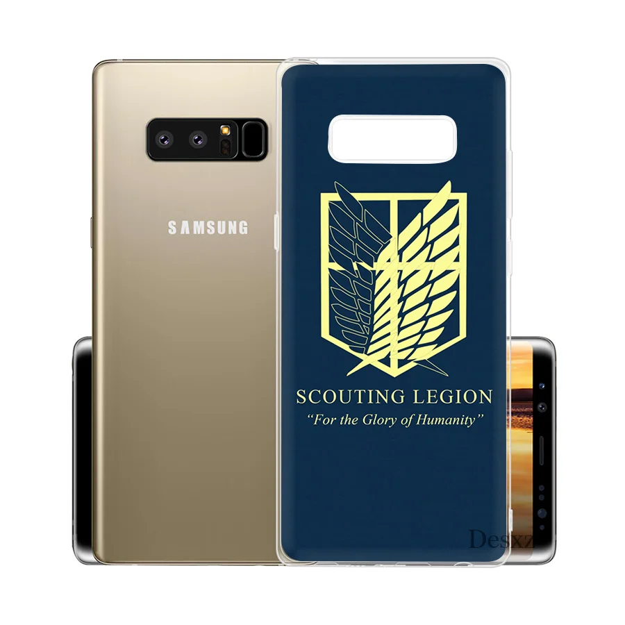 Аниме японский чехол для телефона Samsung Galaxy S6 S7 Edge S8 S9 Plus Note 8 9 Слот ТПУ чехлы |