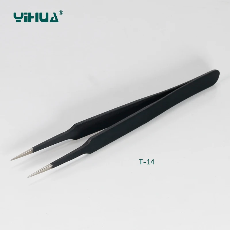 YIHUA антистатические щипчики-пинцеты 5 шт./компл. зажим все виды электронных компонентов пинцеты Мобильные пинцет для ремонта