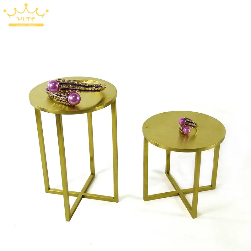 

New Fashion Stainless Steel Earrings Display Holder Shape Ring Stand Necklace Hang up Jewelry Display Holder