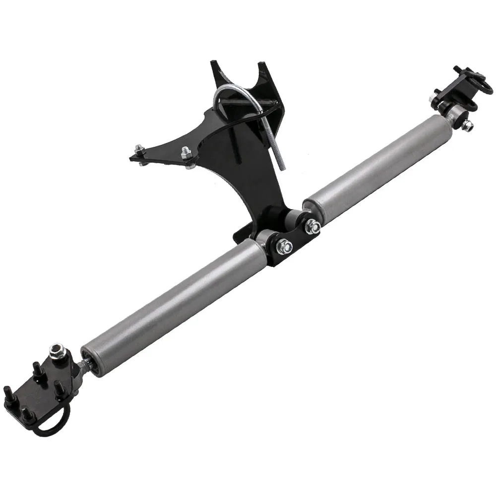 Dual Steering Stabilizer fit for Ford F250 F350 Super Duty 2005-2017 4WD 4x4 Fits models 2&quot-8&quot of suspension lift |