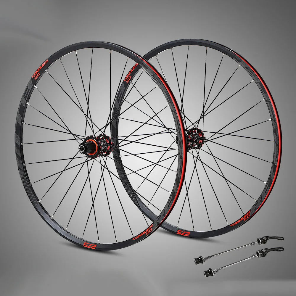 Горный велосипед MTB Wheelset горный из алюминия 27 5 er 4 подшипника 28 отверстий | Велосипедное колесо -32997165805