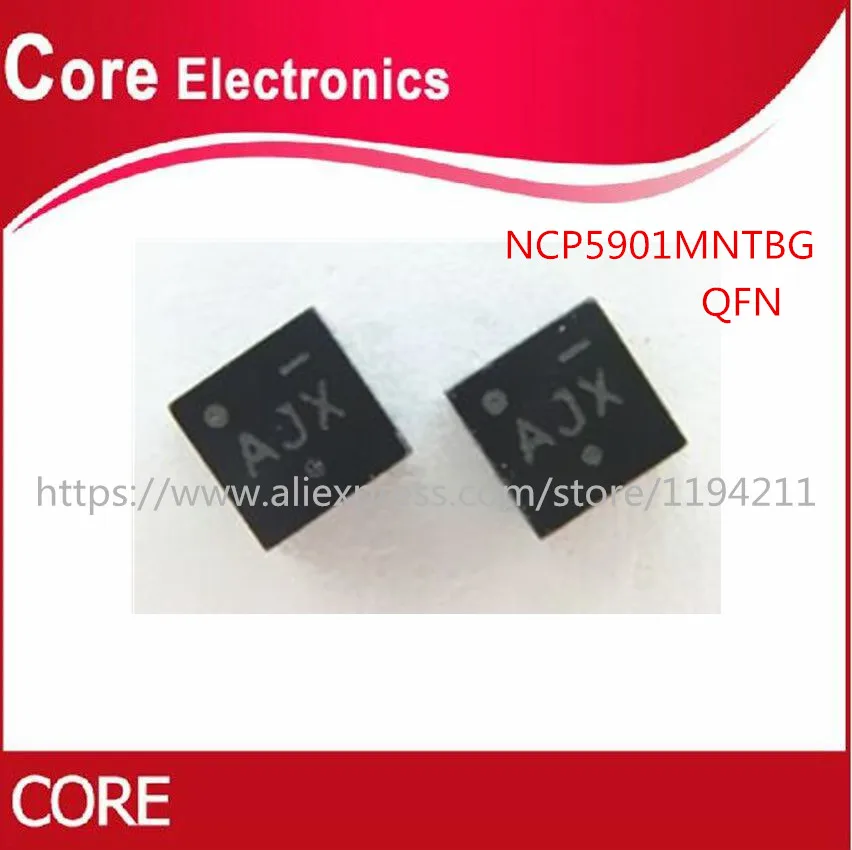 50 шт. NCP5901MNTBG NCP5901 (AH6 Агл AH3 AJ4 AJ2 AJ AH QFN 8|Интегральные схемы| |