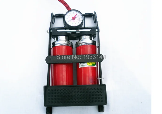 Автомобильный воздушный компрессор насос с двумя помпами для стайлинга