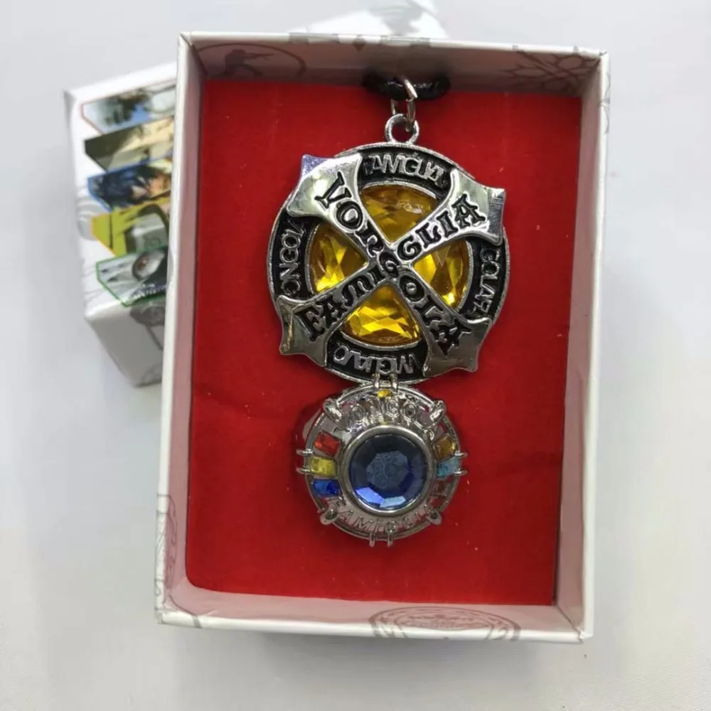 Модное ювелирное ожерелье Katekyo Hitman Reborn Sawada Tsunayoshi аниме косплей брелок vonгола для