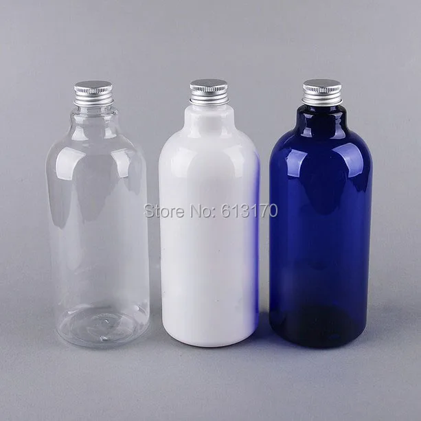 500ml PET Lotion Bottles Gold Silver Alumium Screw Cap Empty Liquid Soap Essential Oil Bottle Cosmetic Packing Container | Красота и