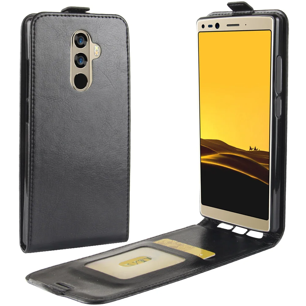 Чехол для телефона Doogee Mix 2 откидная Обложка на заднюю панель из искусственной