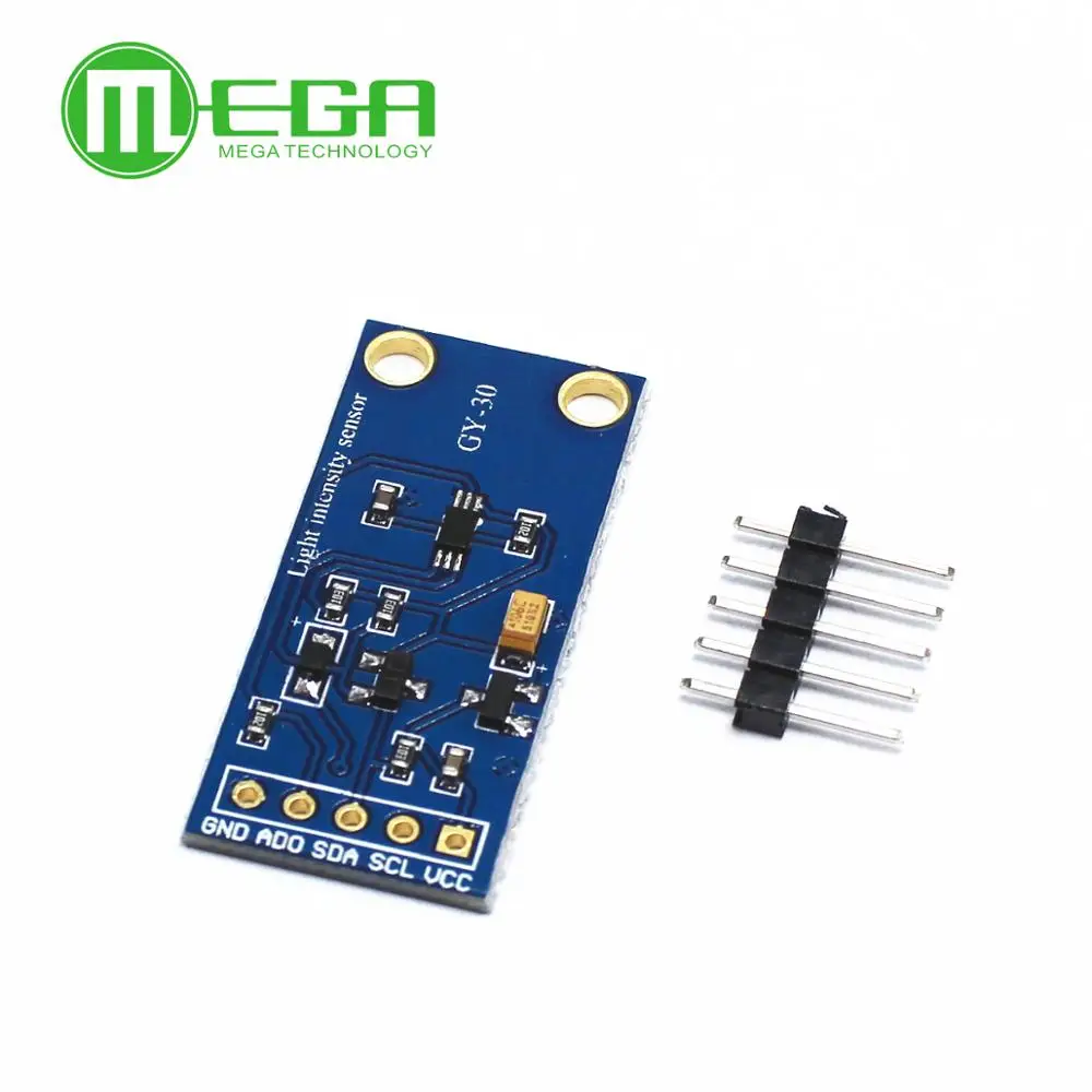 

10pcs digital optical intensity illumination sensor BH1750FVI of module GY-30