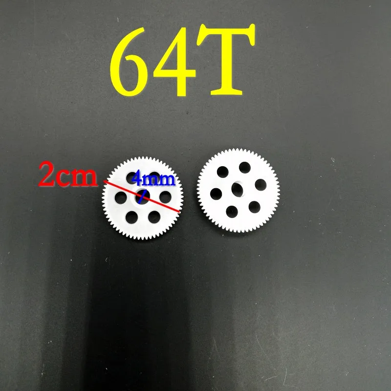 

F183 F181 H8C H12C U818A 64T 2CM Gears Main Big Gear R/C Radio Control Quadcopter Model Toys Drone Helicopter Spare Parts
