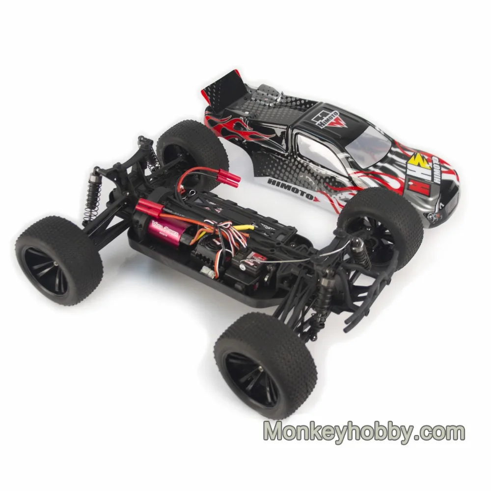 Himoto Катана 1:10 Масштаб RC автомобиль RTR 4WD Электрический внедорожный Truggy 2,4 ГГц пульт дистанционного управления бесщеточная версия автомобиля с Lipo батареей
