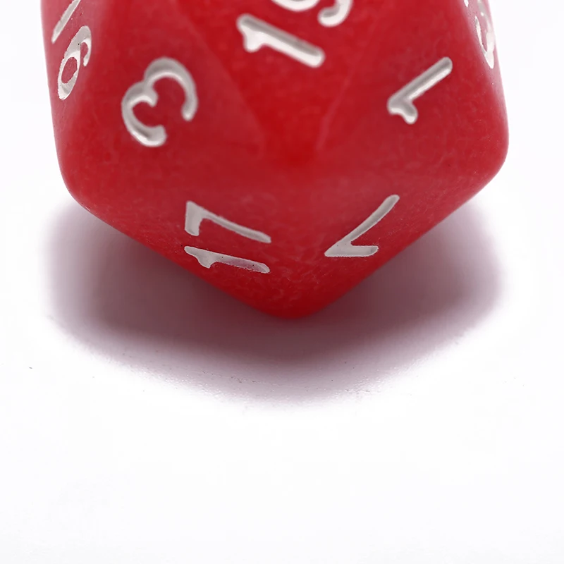 6 шт. акриловые D20 кубики смешанные цвета Ktv Fun игральные кости настольная игра