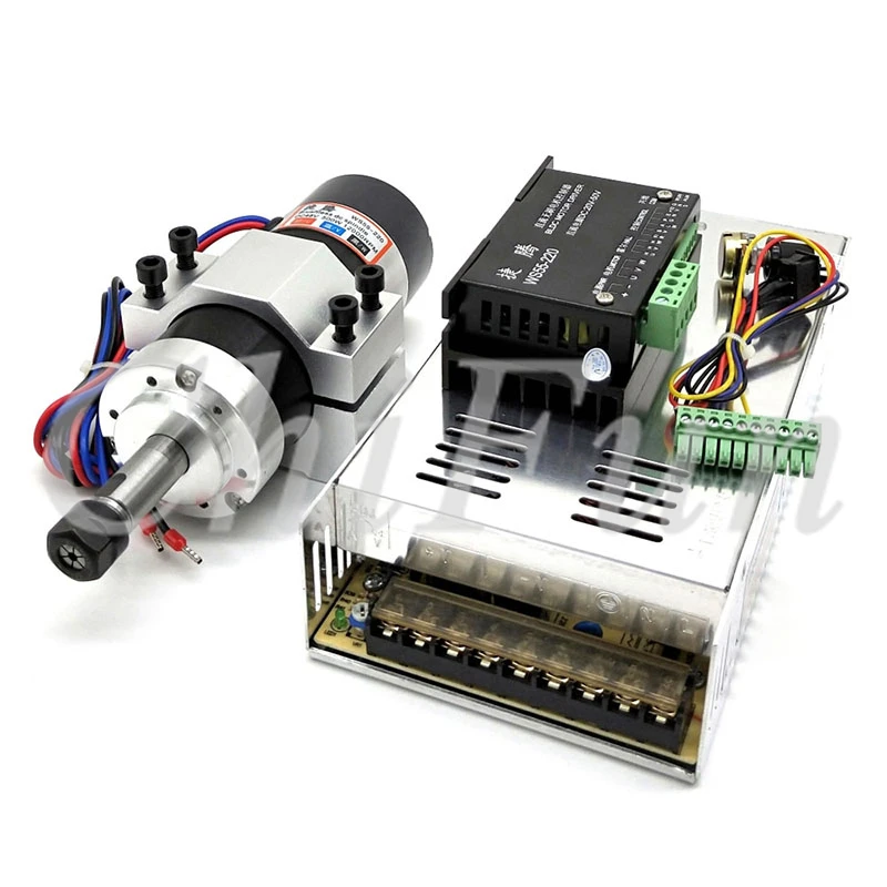 DC48V ws55 220 ER11 500W бесщеточный электродвигатель вращения шпинделя 12000 об/мин 0.6NM
