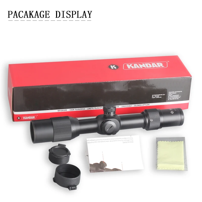 KANDAR3-12X40 FFP тактический прицел красный зеленый с подсветкой Прицел снайперской