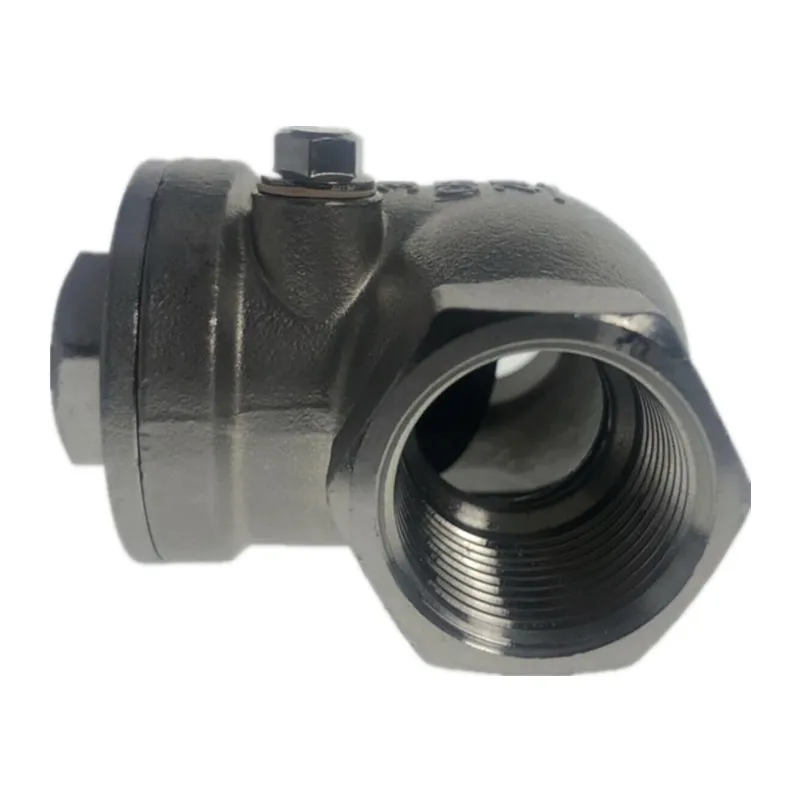 WZJG BSPT 1 1/2 &quotDN40 PN16 CF8M запорный клапан с резьбой 200PSI из нержавеющей стали SS304
