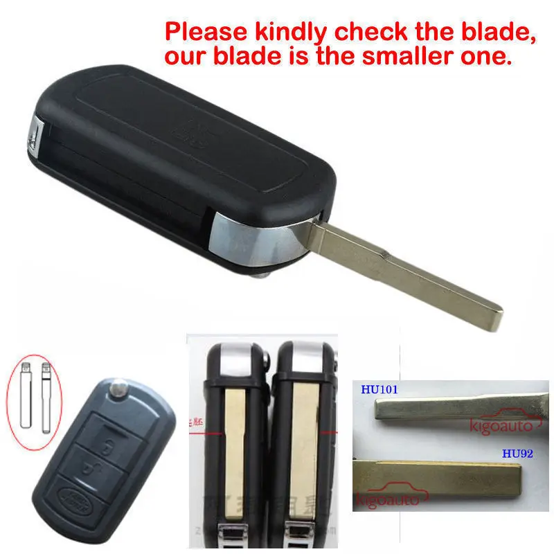 BHKEY дистанционный ключ для Land Rover 315 МГц PCF7941 чип транспондер Discovery 3 2003 2008 HU101 лезвие