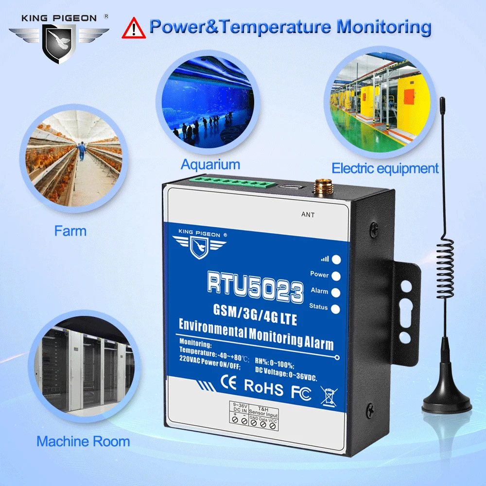 Беспроводная GSM-сигнализация 3G 4G LTE Modbus RTU система оповещения об отказе питания