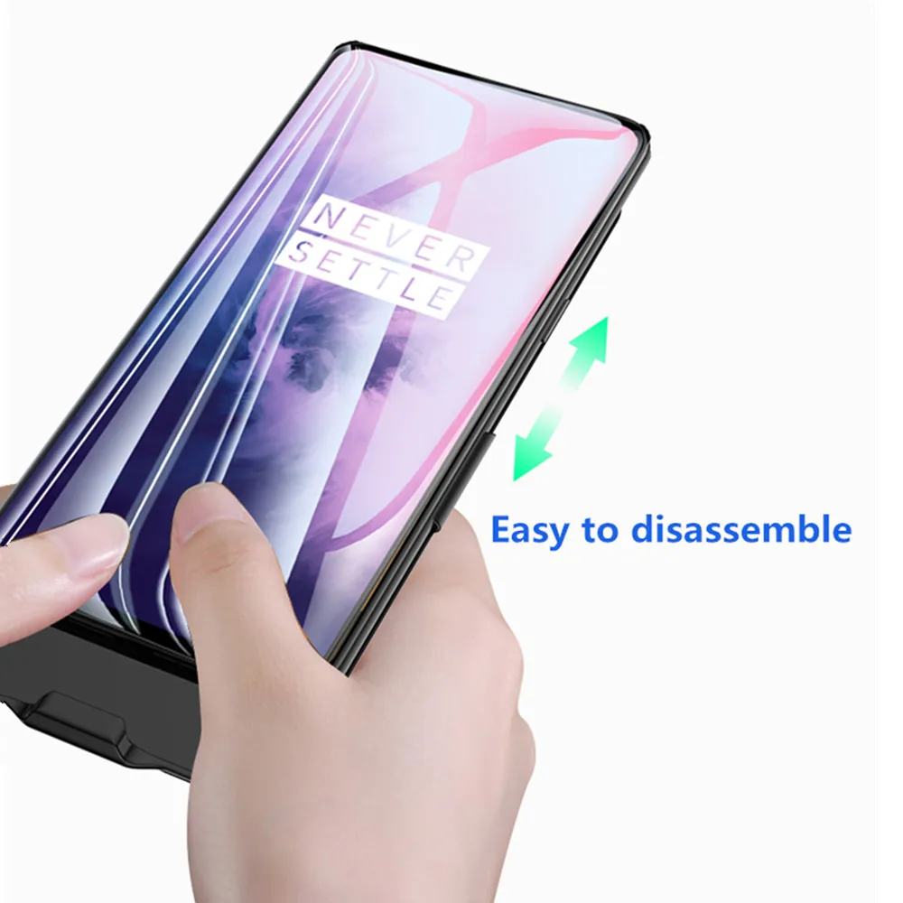 NTSPACE 6800 мА/ч Батарея Зарядное устройство чехол s для Oneplus 7 Портативный Мощность Bank