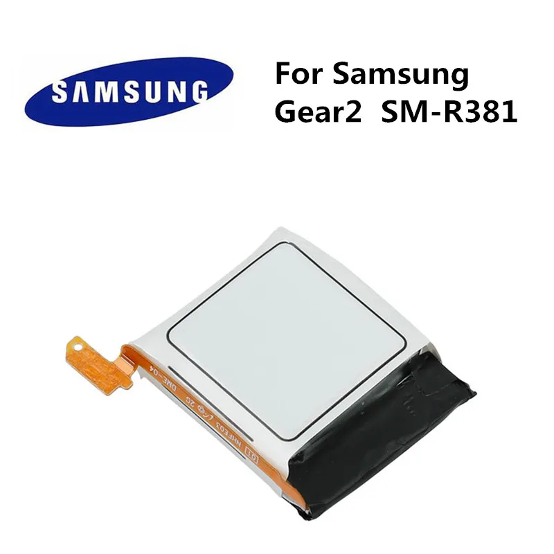 Оригинальный аккумулятор Samsung для Gear 2 Neo R380 SM R381 300 мАч Подлинная сменная батарея