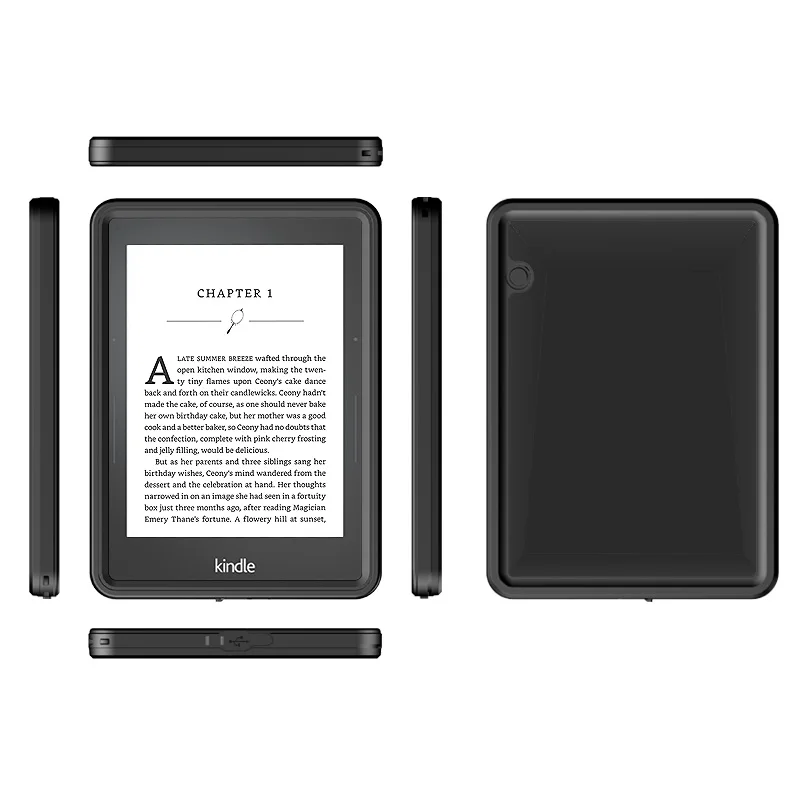 

100% Sealed Waterproof Case for Amazon Kindle Voyage Cases Transparent IP68 Water Proof Shockproof Outdoor Diving Swimming Cover