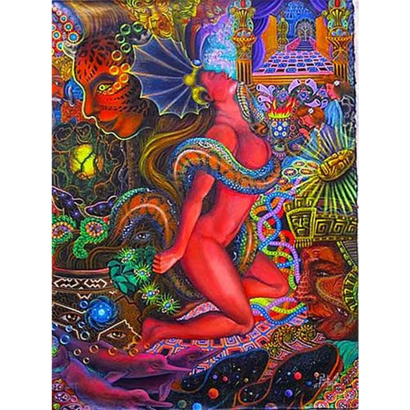 Алмазная живопись Shiva сделай сам круглая вышивка полная крестиком мозаика набор
