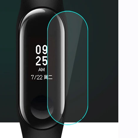 5 шт./лот стекло для Xiaomi Mi Band 3 умный браслет Защитная пленка экрана HD ультратонкая