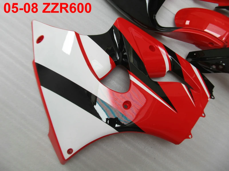Литьевая форма бесплатно 7 подарков комплект обтекателей для Kawasaki Ninja ZZR600 05 06 07 08