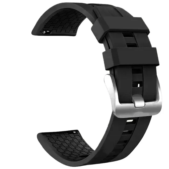 Силиконовый ремешок на запястье для huawei Watch GT активный ремешок для huawei Honor Magic Смарт-часы браслет - Цвет: black