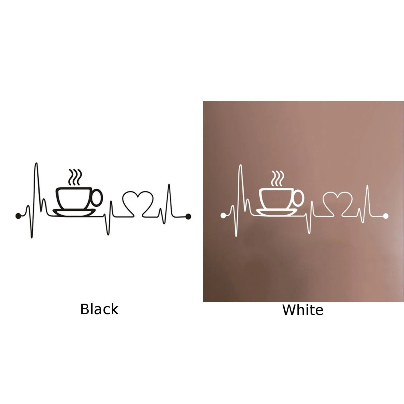 Виниловые наклейки на стену художественный стиль дизайн фон креативный кофе ПВХ