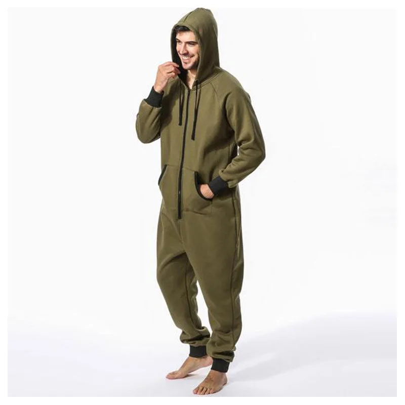 Centuryestar Tmall качественная Пижама Hombre Invierno с капюшоном Combinaison Pyjama Homme Hiver цельная Пижама для взрослых мужчин