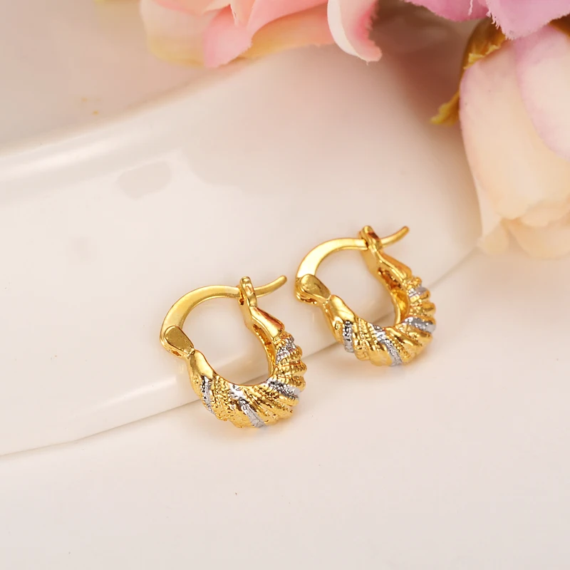 2 пары маленькие круглые серьги для девочек смешанные цвета украшения женщин и в