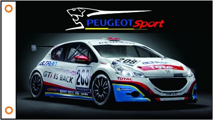 Автомобильный флаг под заказ баннер для Peugeot 3x5 футов 100% полиэстер 105 | Дом и сад