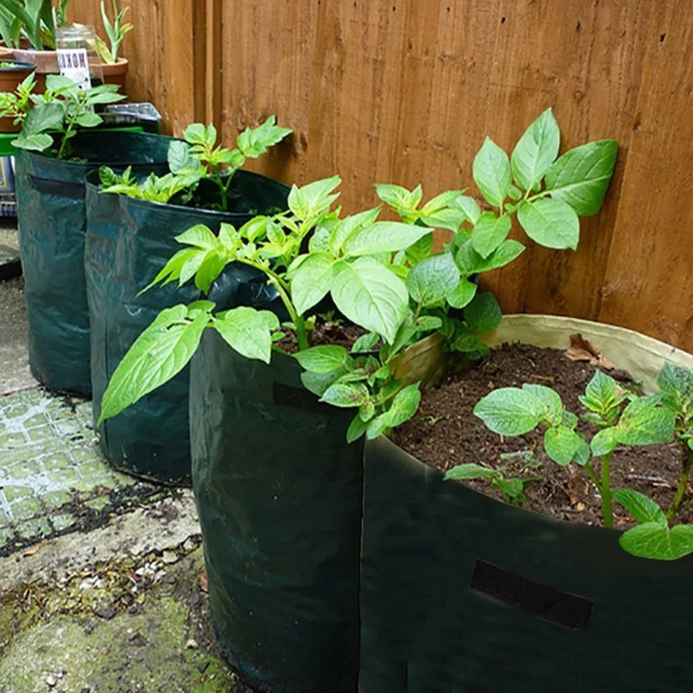 

7 Gallons Plant Grow Bag Potato Vegetable Fruit Growing Bag Greenhouse Planter Grow Pocket Farm Home Garden Supplies