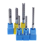 1 шт. 3,175 мм 4 мм 6 мм твердосплавный вольфрамовый нож для кукурузы фрезерные долота ПХБ Концевая фреза фрезерные Фрезы с ЧПУ для гравировального станка