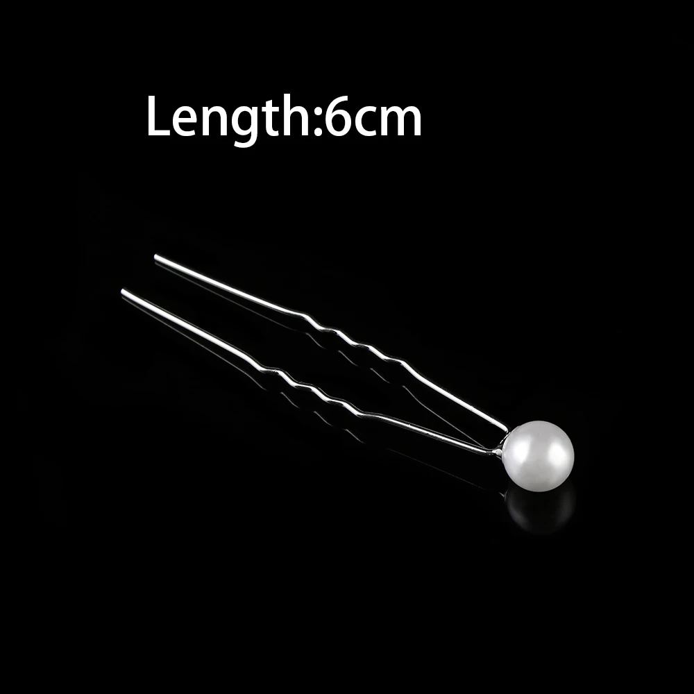 20 шт новые оптовые свадебные белые жемчужные заколки для волос модные