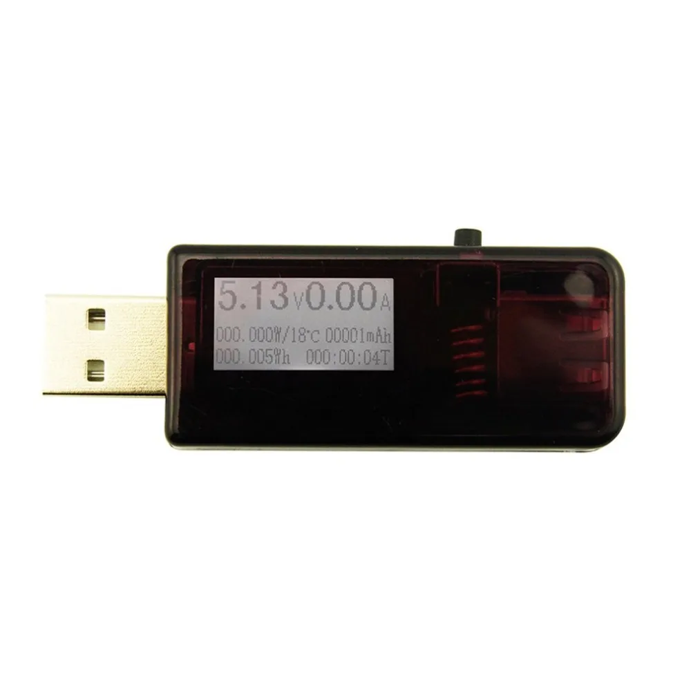 Портативный 12в1 USB Тестер Цифровой вольтметр постоянного тока Вольтметр