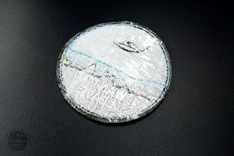 Я хочу оставить UFO ALIEN 7,6x7,6 см вышитый Утюг на шитье аппликация Одежда, обувь, сумки DIY украшения патч одежда