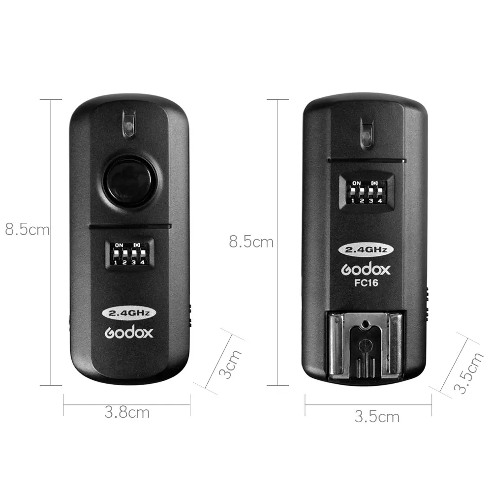 Беспроводной дистанционный триггер Godox для фотостудии и приемник затвора 2 4 ГГц 16