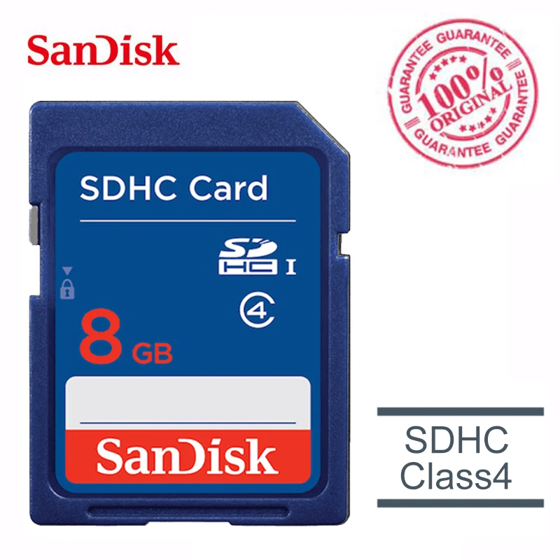 Карта памяти SanDisk SD класс 10 U3 SDHC 8 ГБ 4|Карты памяти| |