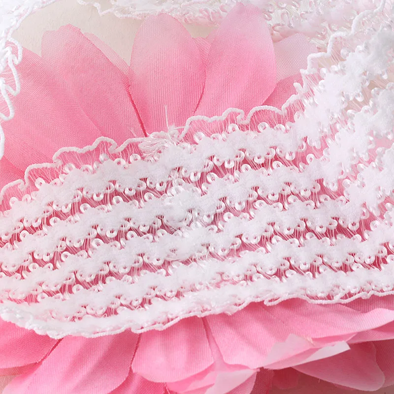 New Lovely Headband Girls Sunflower Lace Pink Kids Headbands for Photography Boys Daily Hair Accessories | Детская одежда и обувь