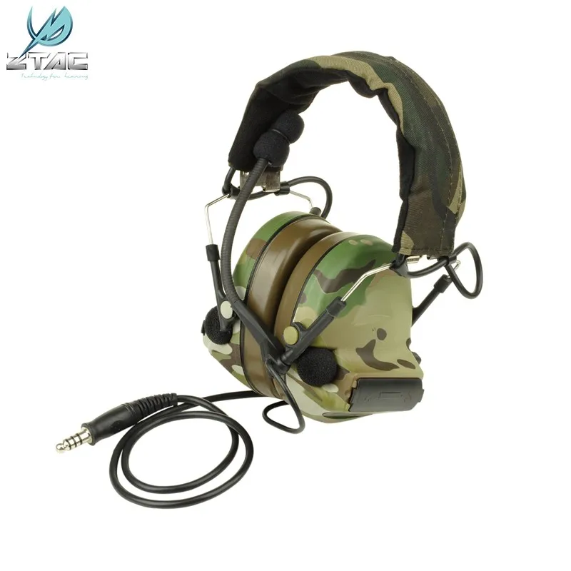 Z Tac Softair Peltor Военная Тактическая гарнитура Comtac II шумоподавление страйкбольные тактические наушники для стрельбы Z041