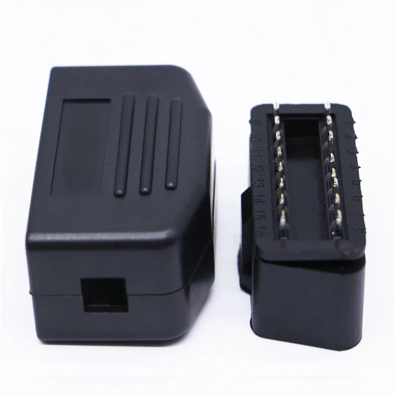Авто obd2 16pin диагностический разъем Инструмент Универсальный DIY Shell адаптер OBD 2 OBDII OBD 16 штырьковый адаптер штекер J1962