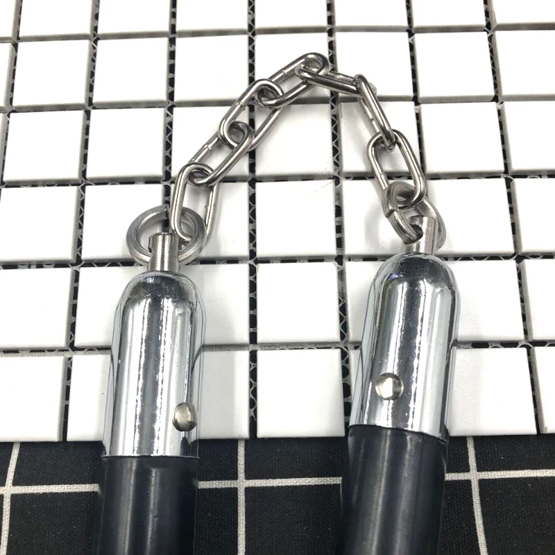 Резиновый эластичный nunchaku дерзкая цепь тренировки каратэ палка безопасности