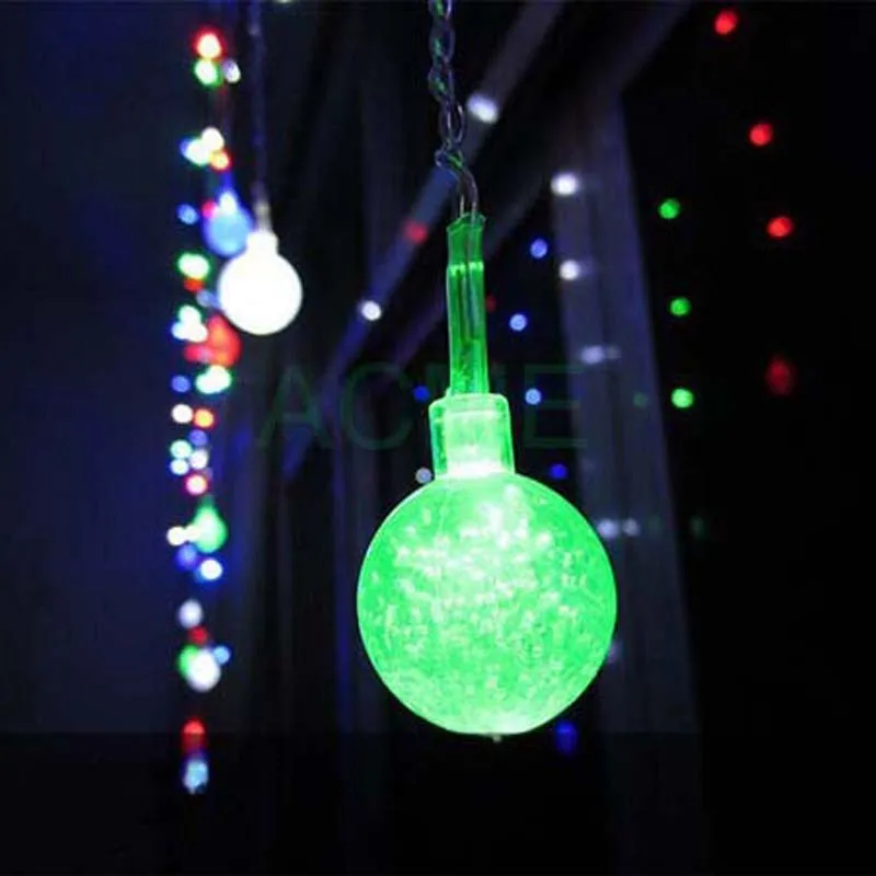 Светодиодная гирлянда с 10 пузырьковыми хрустальными шариками 1 5x0 5 м|wedding lamp|lamp