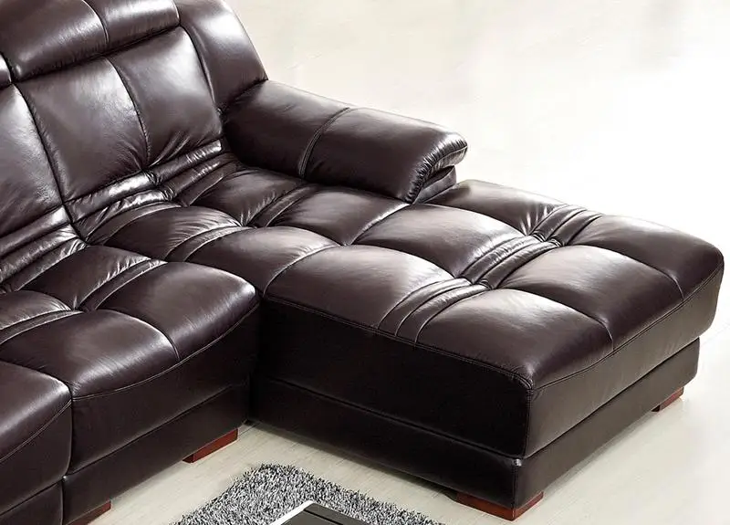 Бесплатная доставка современный дизайн мебели диван из натуральной кожи умный