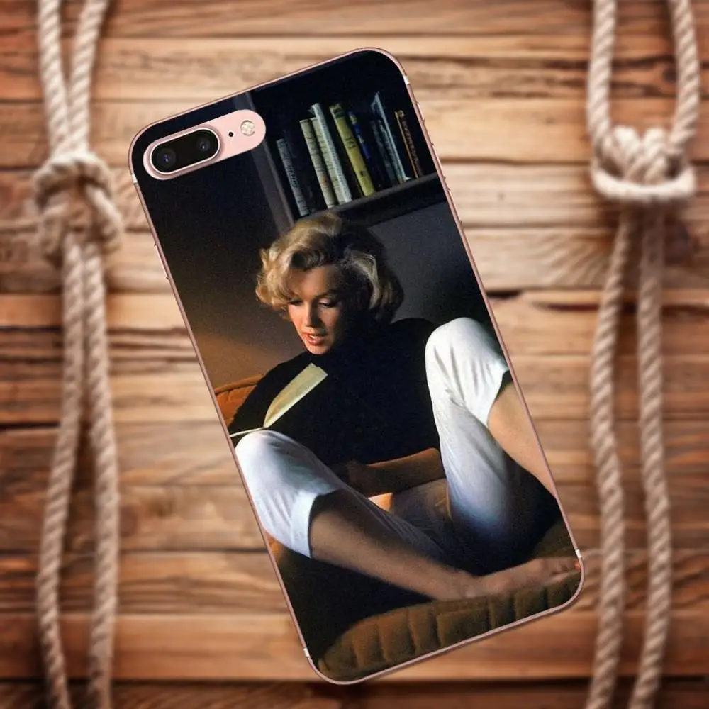 Vvcqod TPU Patterns Imperfect By Marilyn Monroe For Apple iPhone X 4 4S 5 5C 5S SE 6 6S 7 8 Plus Moto G G2 G3 | Мобильные телефоны
