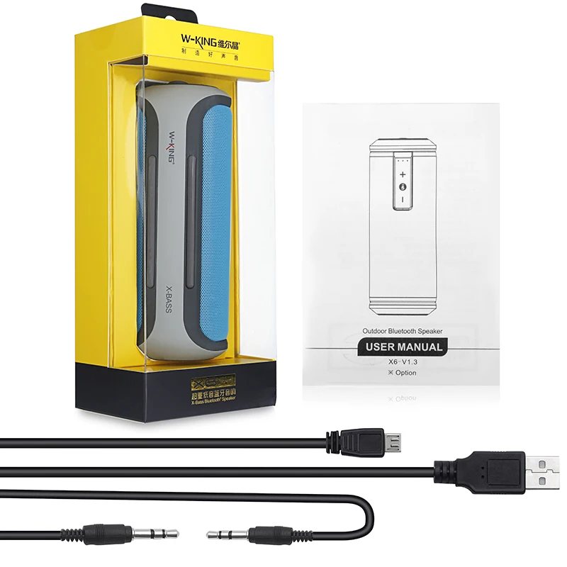10 Вт Super Bass Открытый Портативный Bluetooth Динамик 4.0 IPX5 Водонепроницаемый