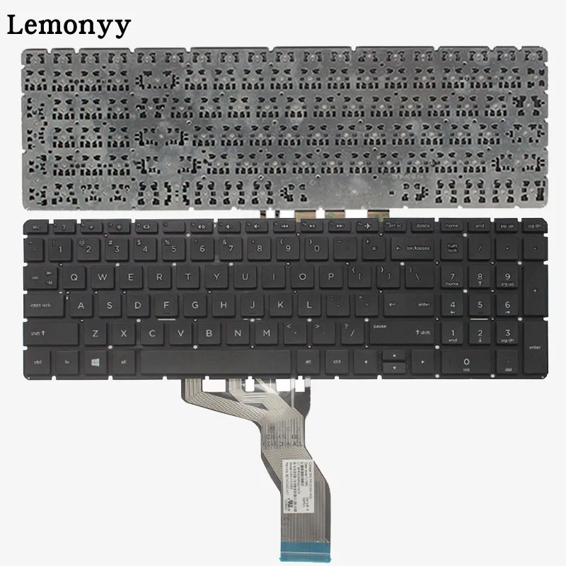 Клавиатура для ноутбука США ДЛЯ hp 15-BS 15-CD 15-BS015DX 15-bs573tx 15-bs007tx TPN-C129 PK132043A00 Упор для рук верхняя крышка без touc hp ad - Цвет: Белый